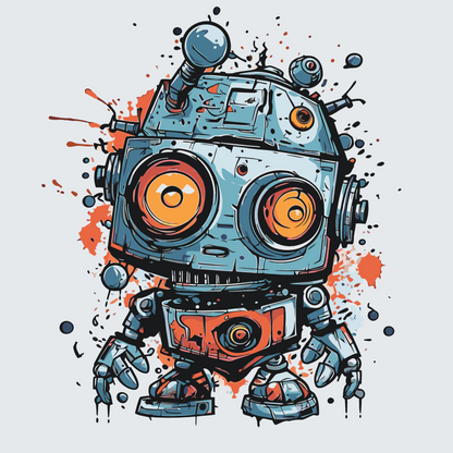 Paint by Numbers - Sød robot