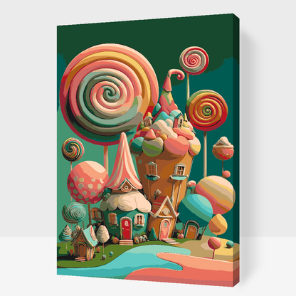 Paint by Numbers - Sukkerhuse