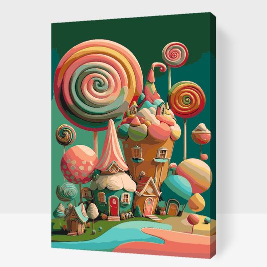 Paint by Numbers - Sukkerhuse