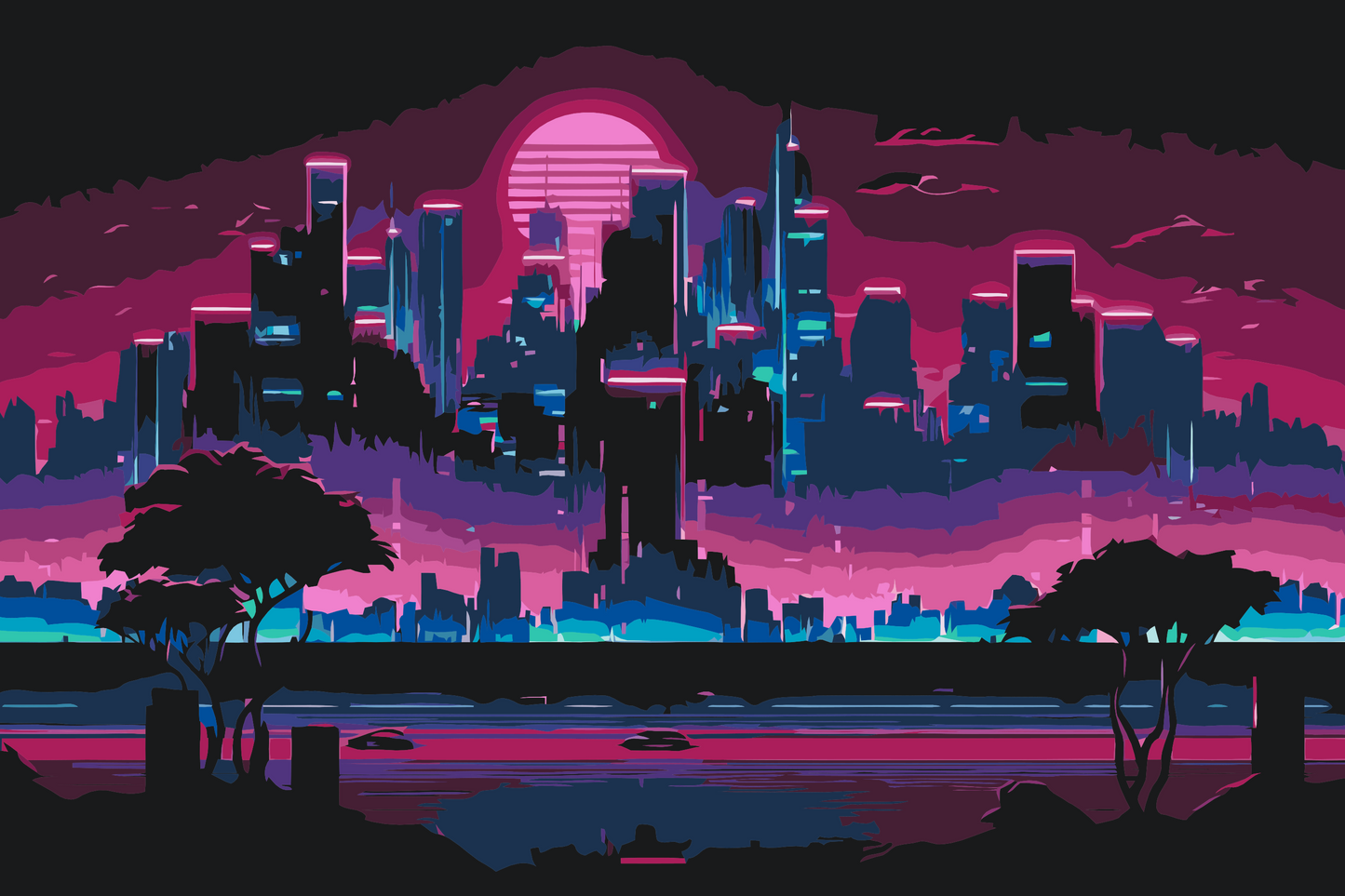 Paint by Numbers - Night City