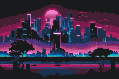 Paint by Numbers - Night City