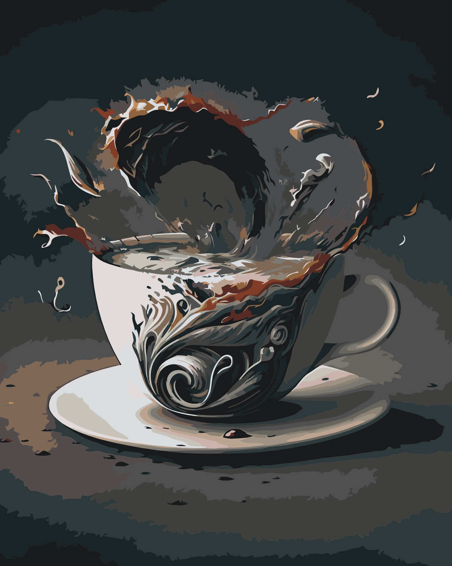 Paint by Numbers - Kaffetsunami