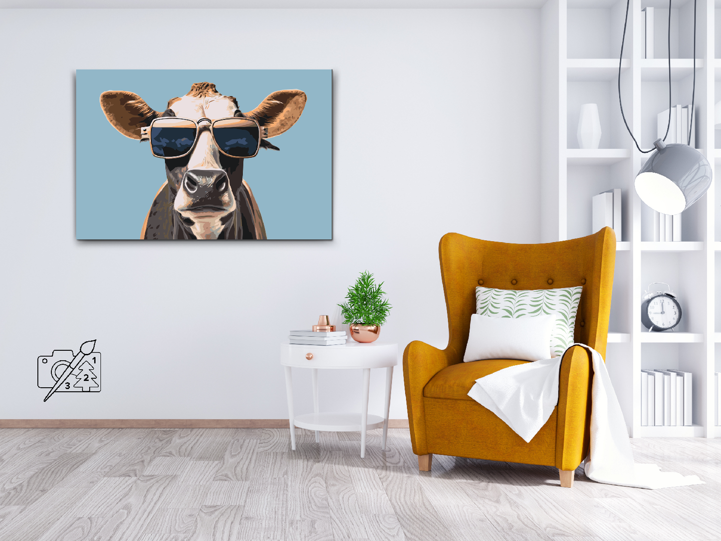 Paint by Numbers - Cool Cow