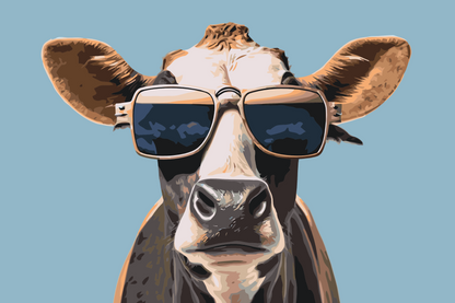 Paint by Numbers - Cool Cow