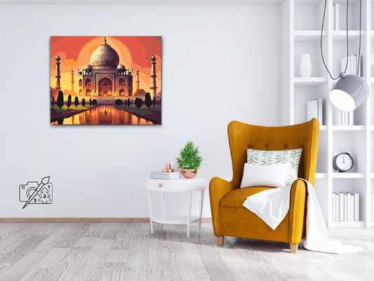 Paint by Numbers - Eventyr Taj Mahal
