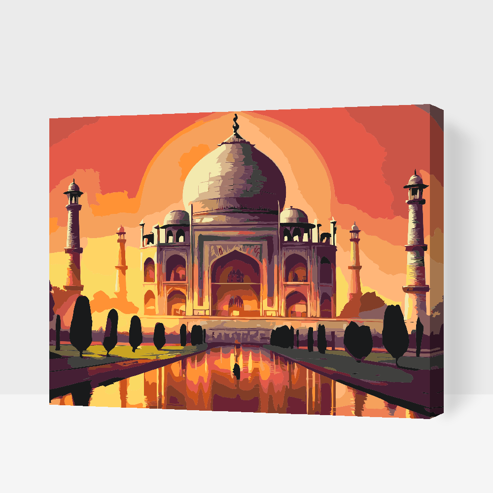 Paint by Numbers - Eventyr Taj Mahal