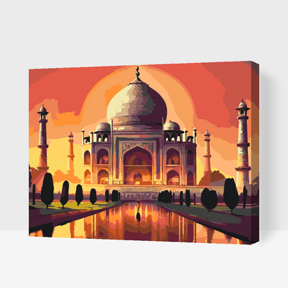 Paint by Numbers - Eventyr Taj Mahal