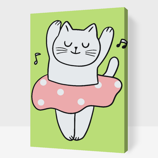 Paint by Numbers - Balet Kittie