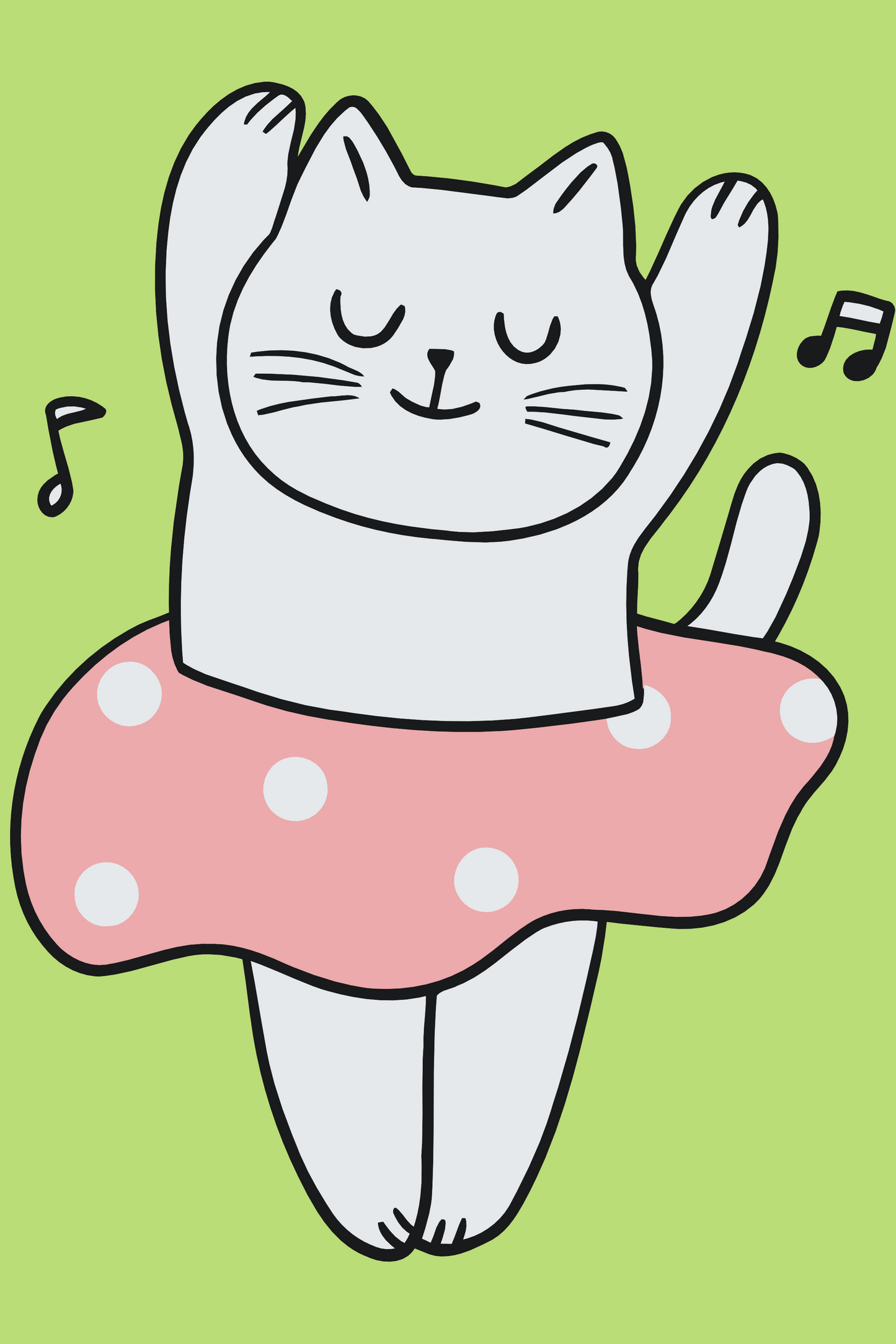 Paint by Numbers - Balet Kittie