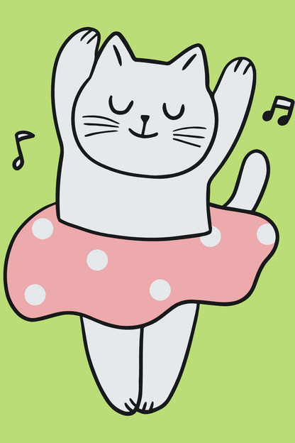 Paint by Numbers - Balet Kittie