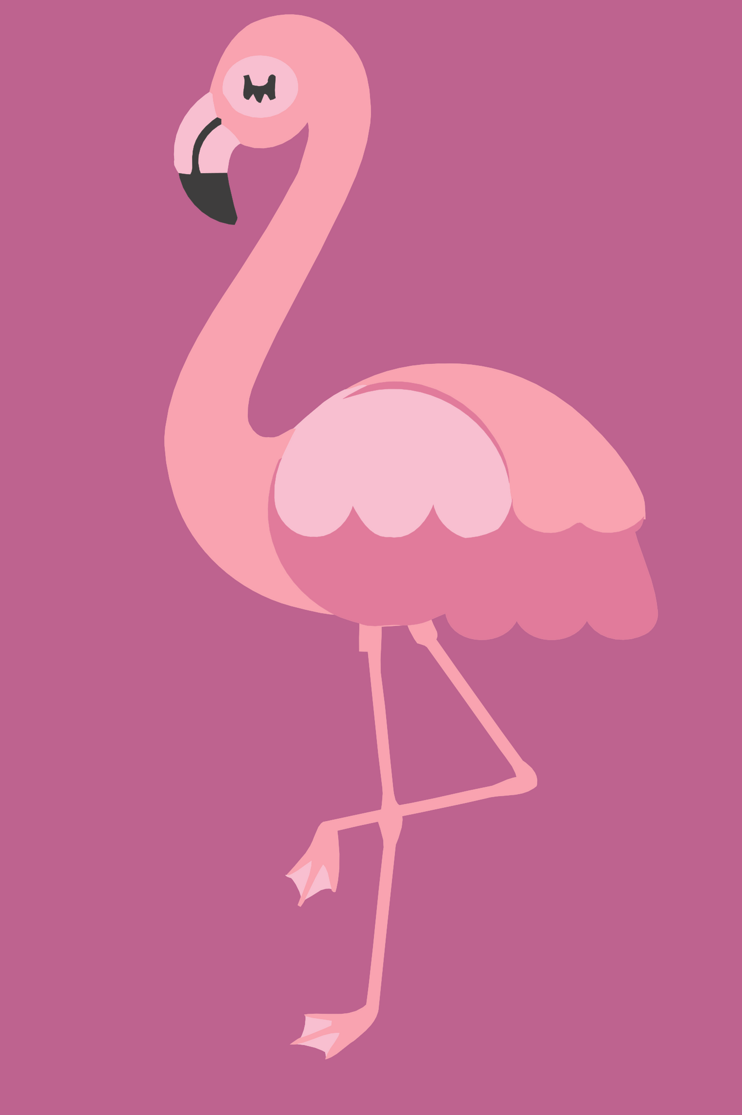 Paint by Numbers - Lille Flamingo