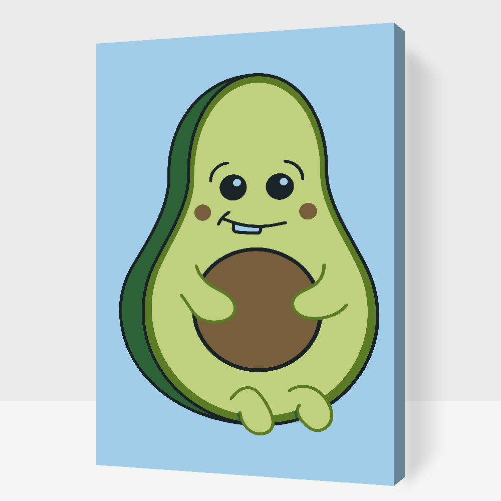 Paint by Numbers - Avocado
