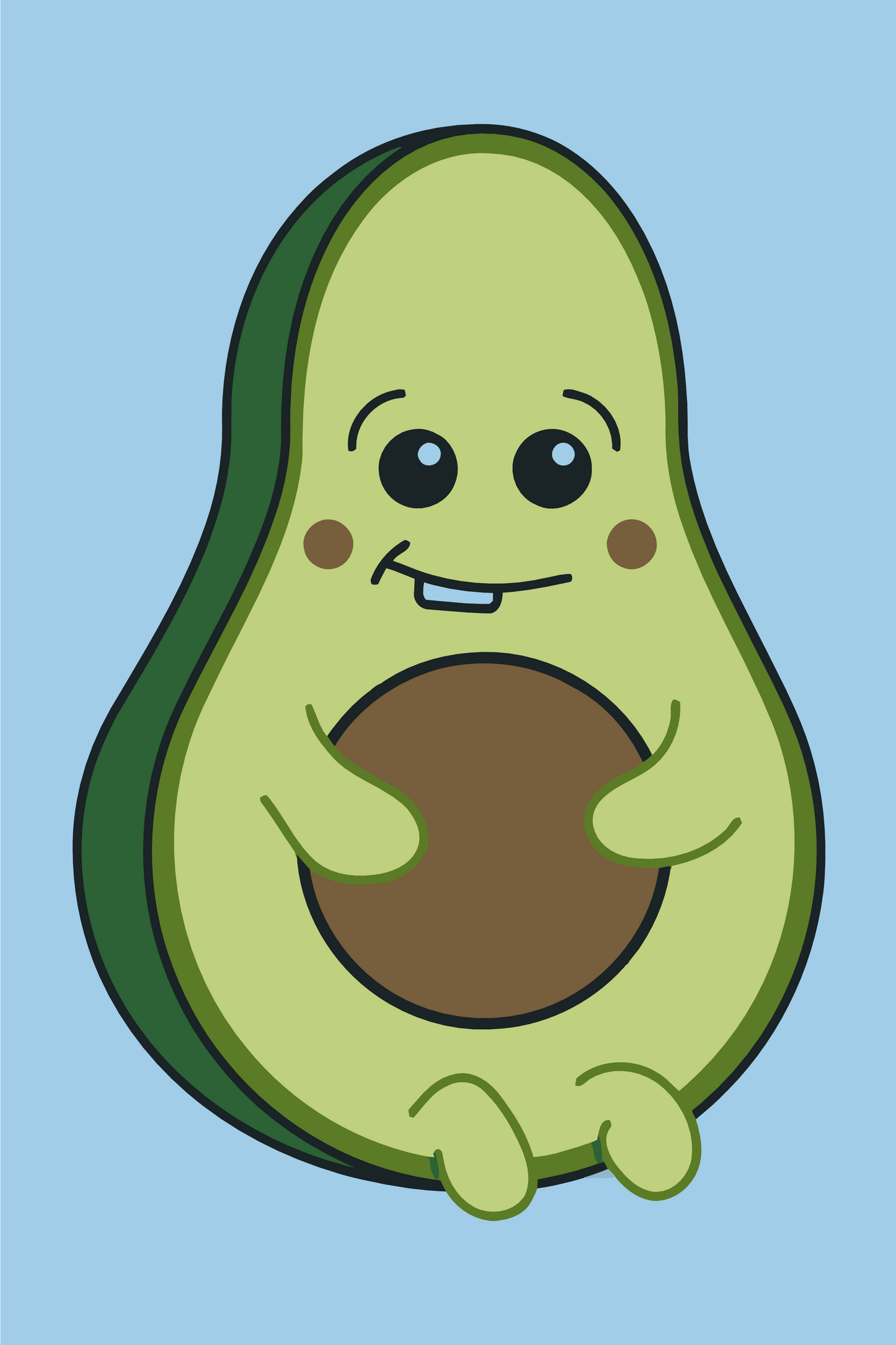 Paint by Numbers - Avocado