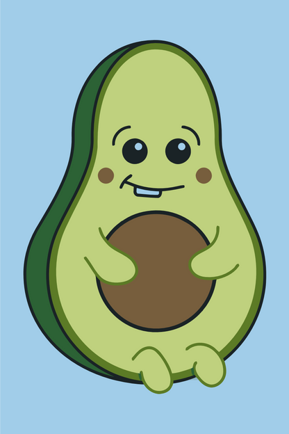 Paint by Numbers - Avocado