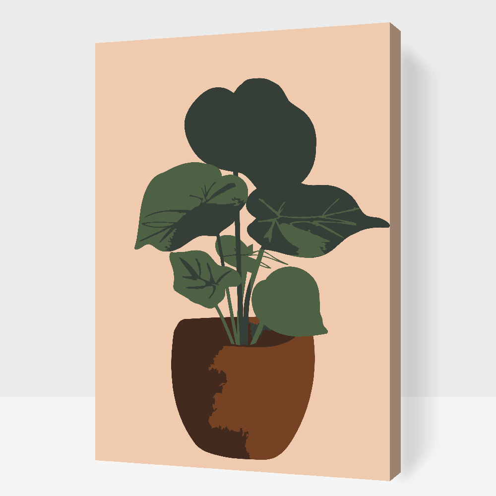 Paint by Numbers - Boho-planten i vase 2