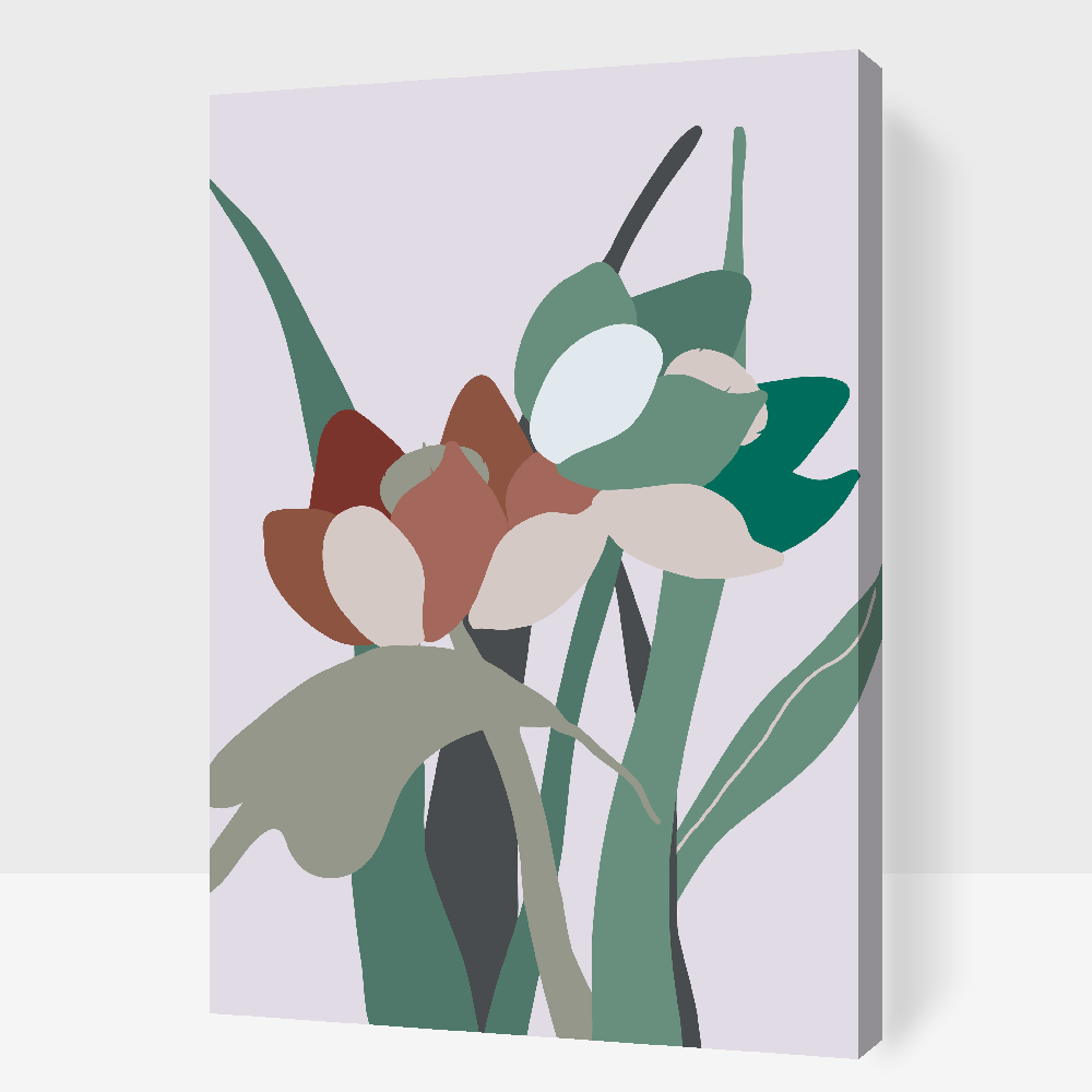 Paint by Numbers - Boho Vilde Blomster