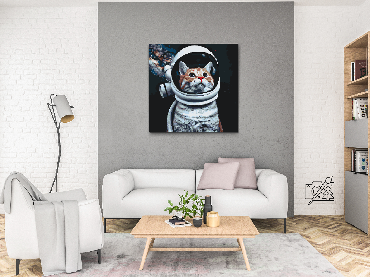 Paint by Numbers - Jeg vil være astronaut
