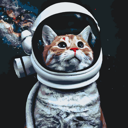 Paint by Numbers - Jeg vil være astronaut