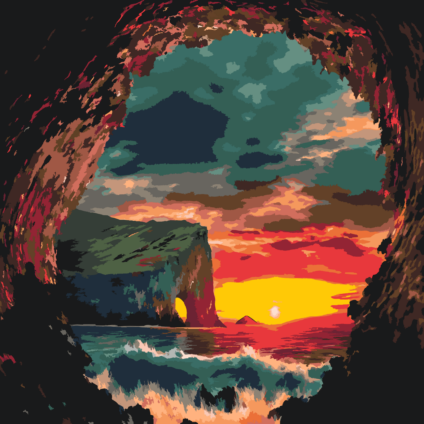 Paint by Numbers - Tunnel i hulen