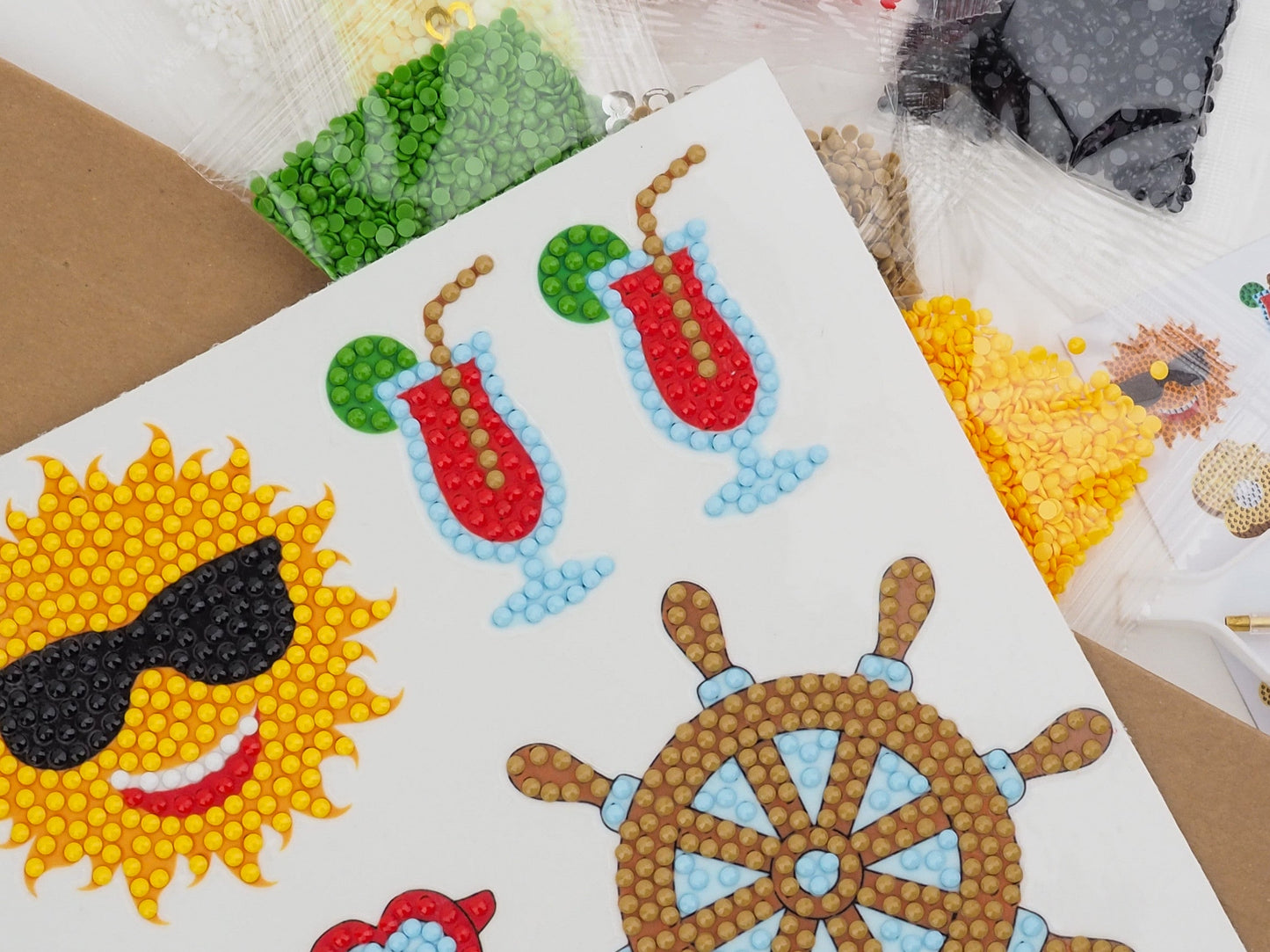 Diamond Painting Sticker - Sommer