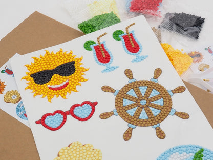 Diamond Painting Sticker - Sommer
