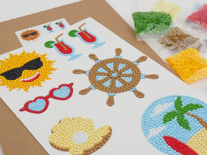 Diamond Painting Sticker - Sommer
