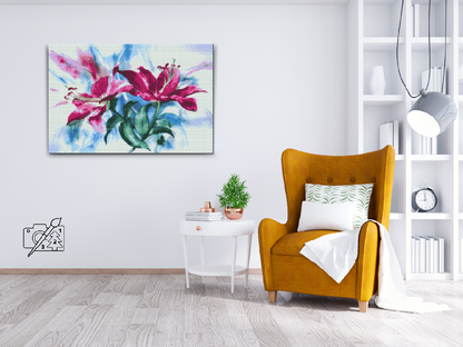Diamond Painting - Liljer