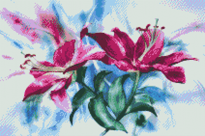 Diamond Painting - Liljer