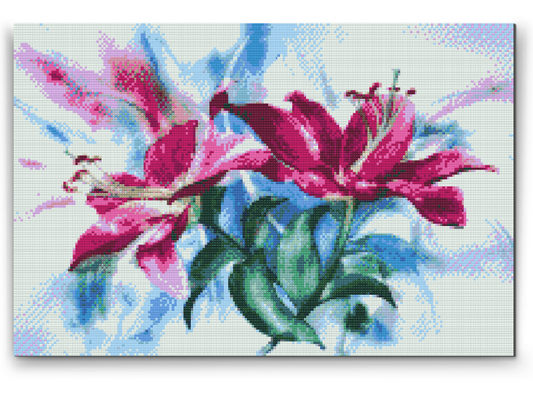 Diamond Painting - Liljer