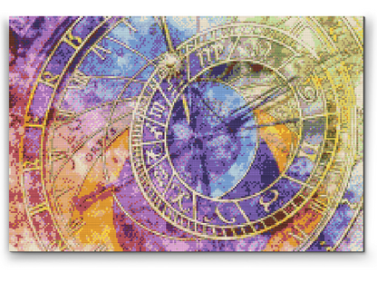 Diamond Painting - Astronomisk ur
