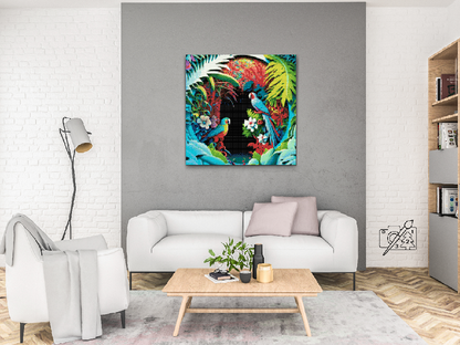 Diamond Painting - Papegøjer i Paradis
