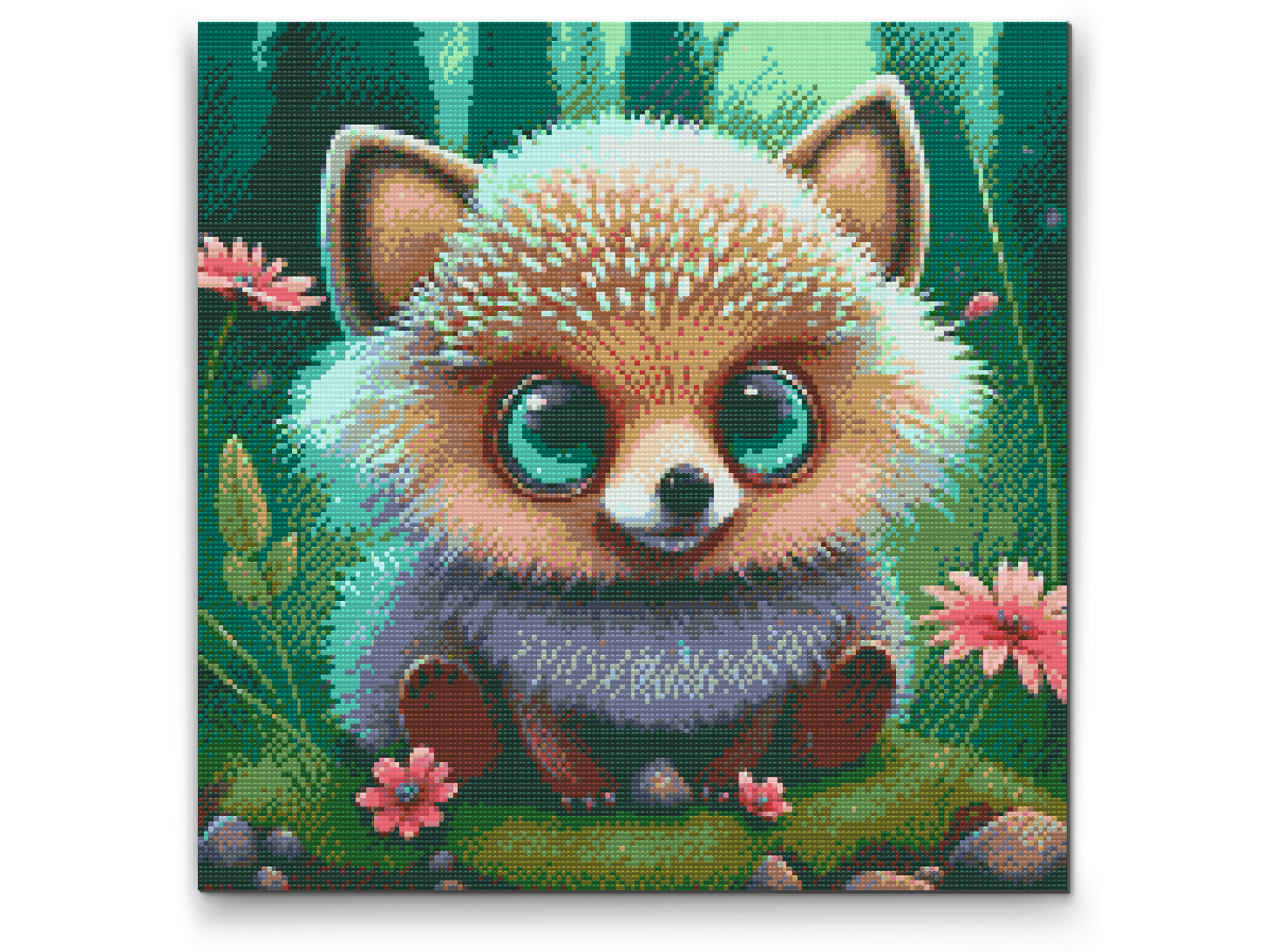 Diamond Painting - Grønøjet pindsvin