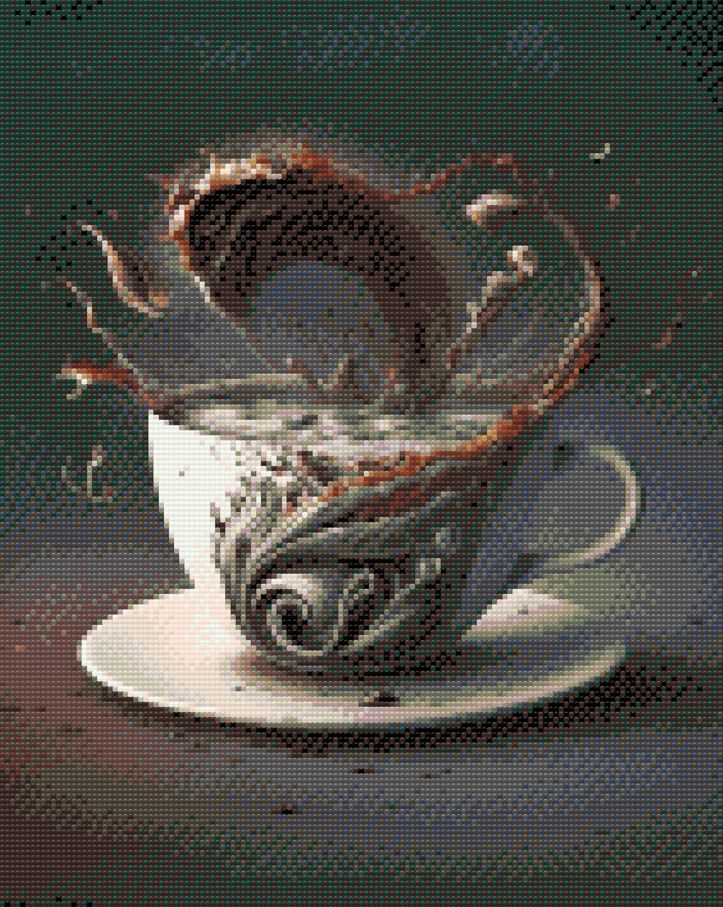Diamond Painting - Kaffetsunami