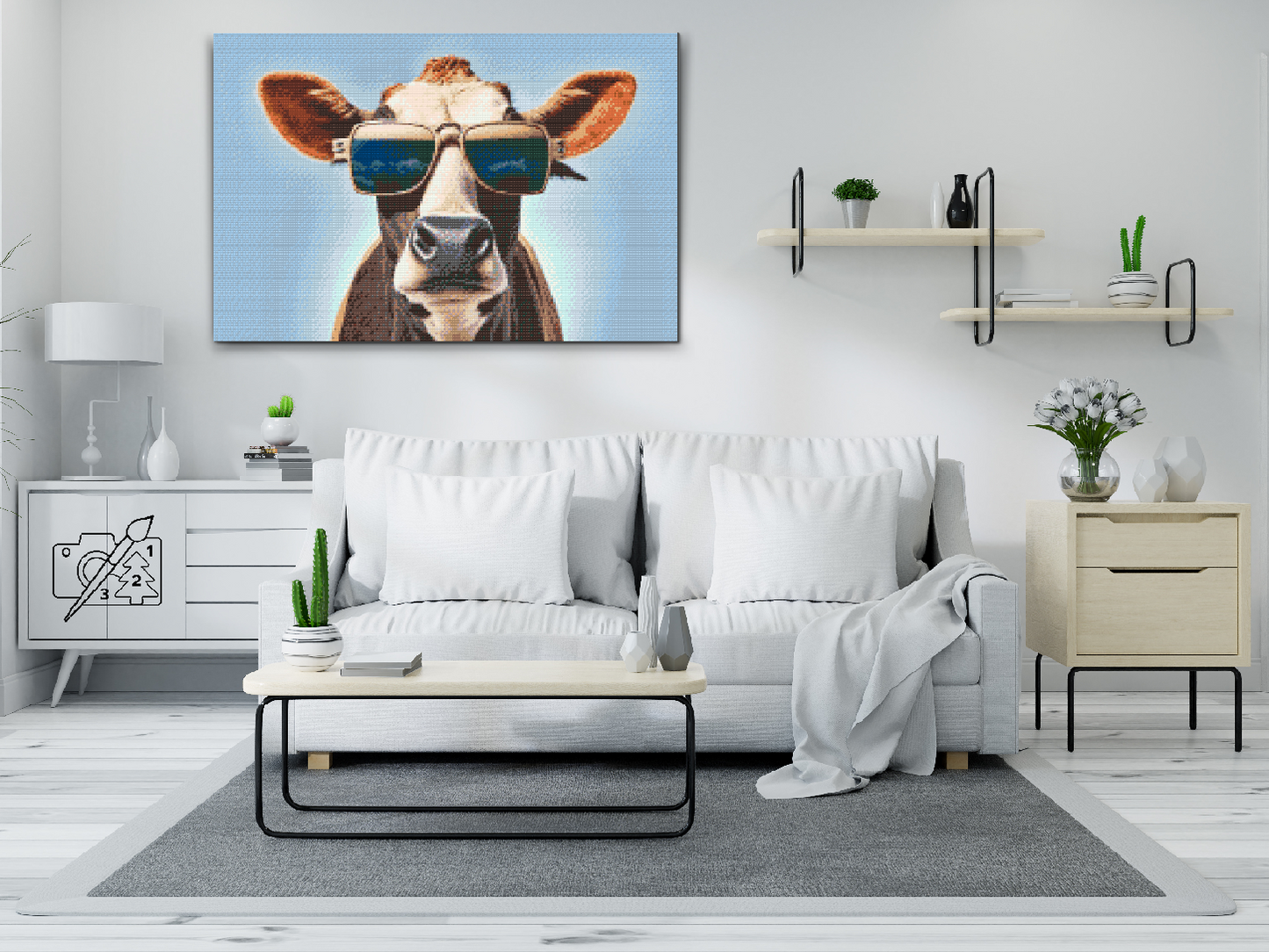 Diamond Painting - Cool Cow