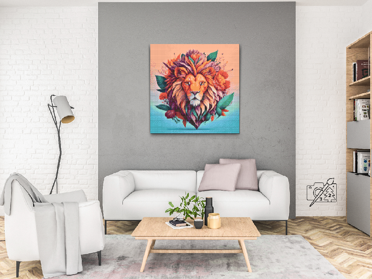 Diamond Painting - Blomsterløve