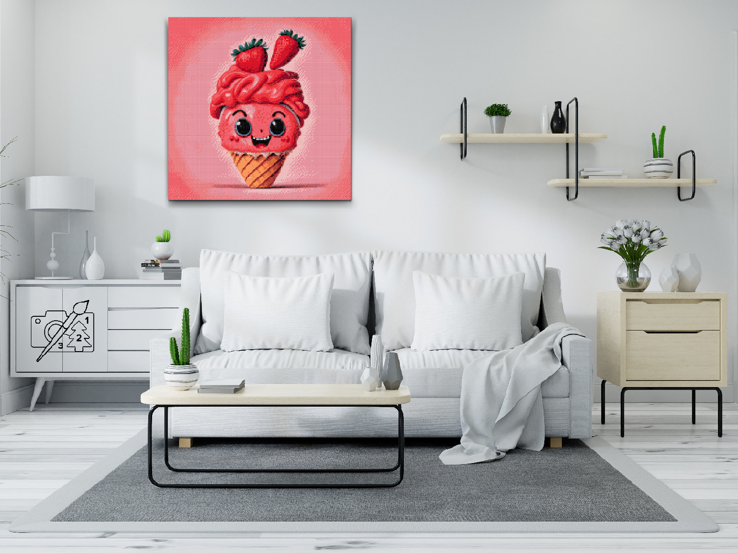 Diamond Painting - Jordbæris