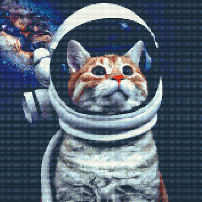 Diamond Painting - Jeg vil være astronaut