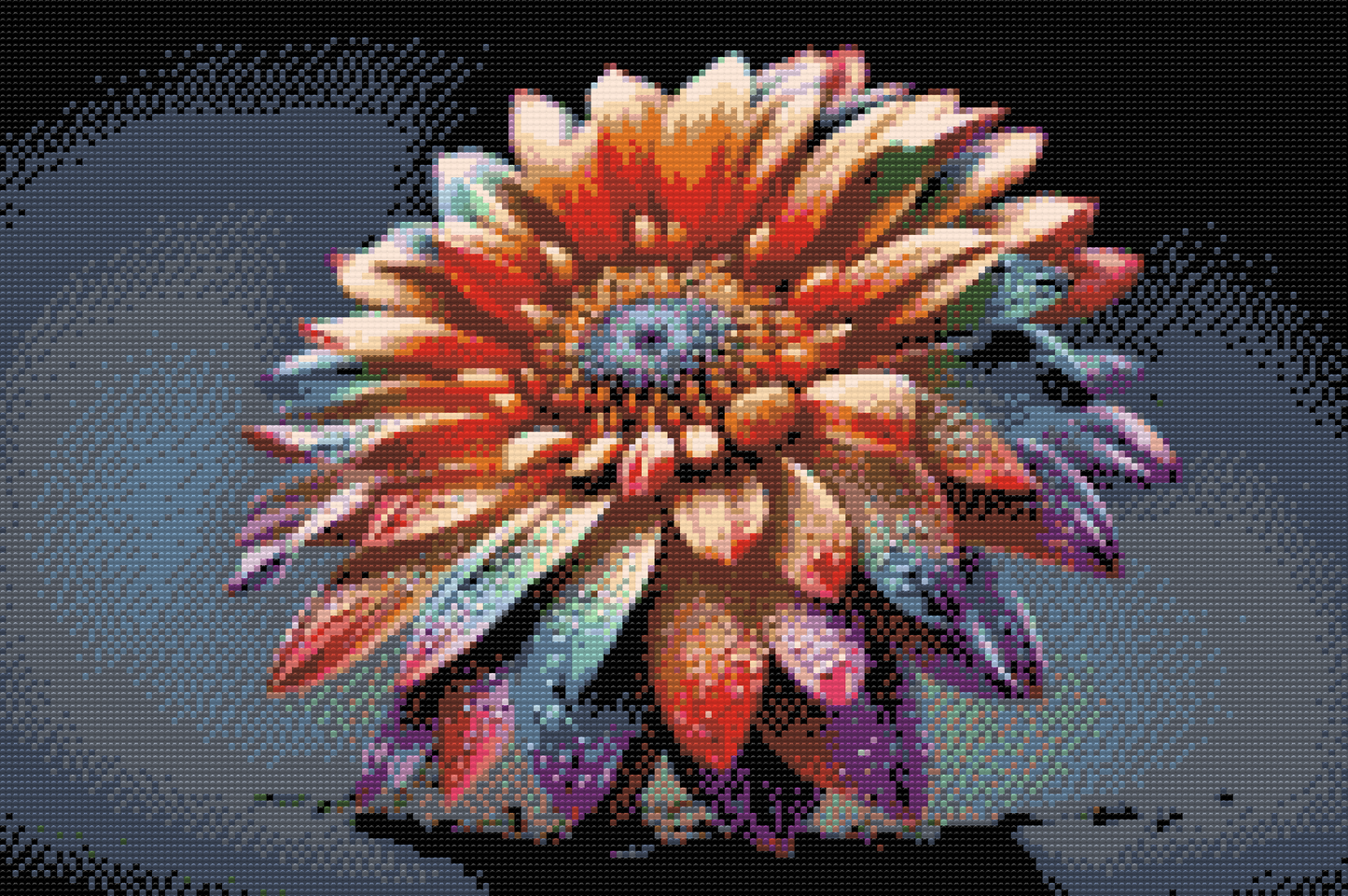 Diamond Painting - Regnbueblomst