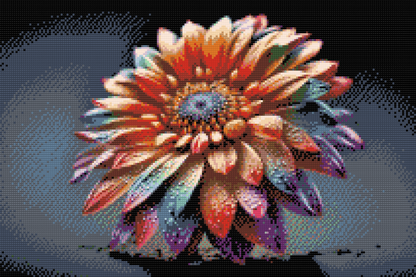 Diamond Painting - Regnbueblomst
