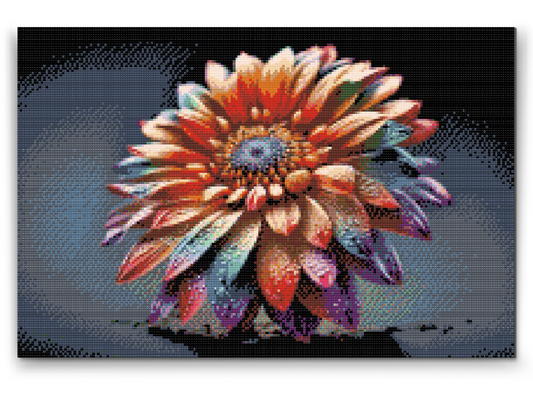 Diamond Painting - Regnbueblomst