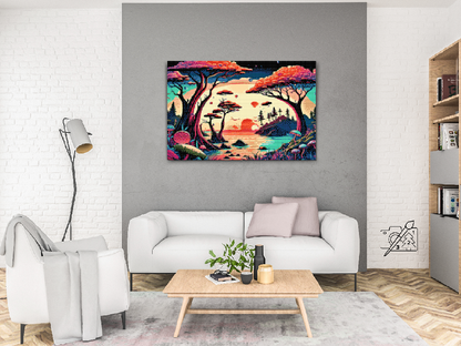Diamond Painting - Skov fuld af svampe