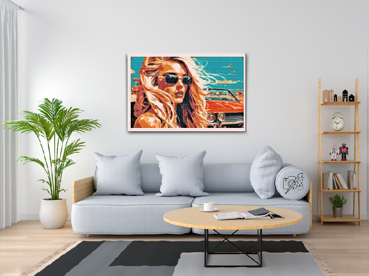 Diamond Painting - Sensuel blondine