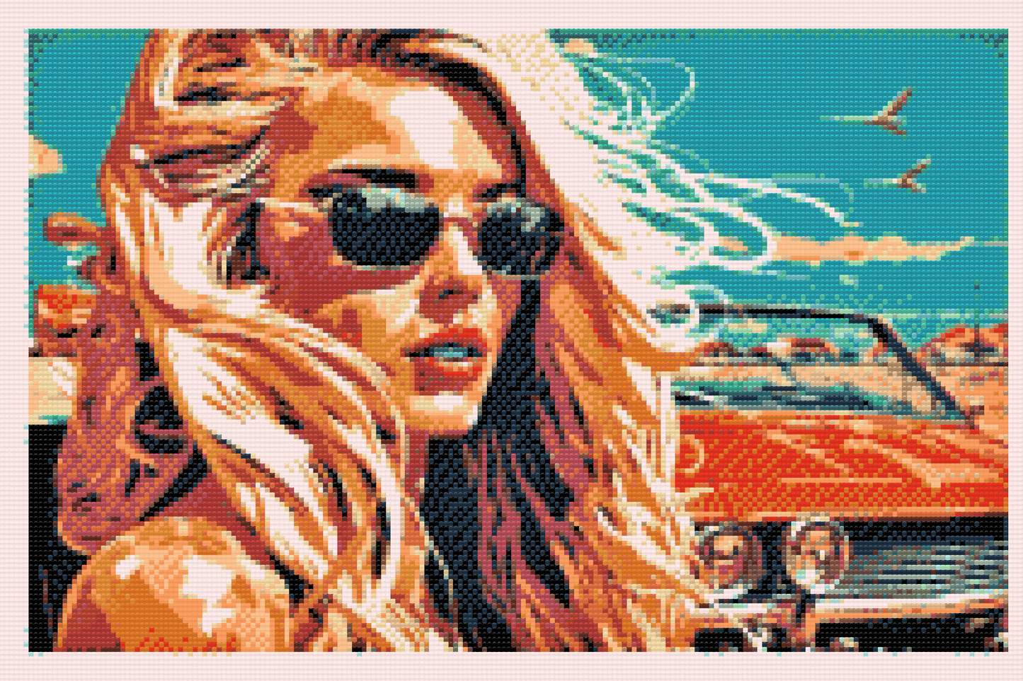 Diamond Painting - Sensuel blondine