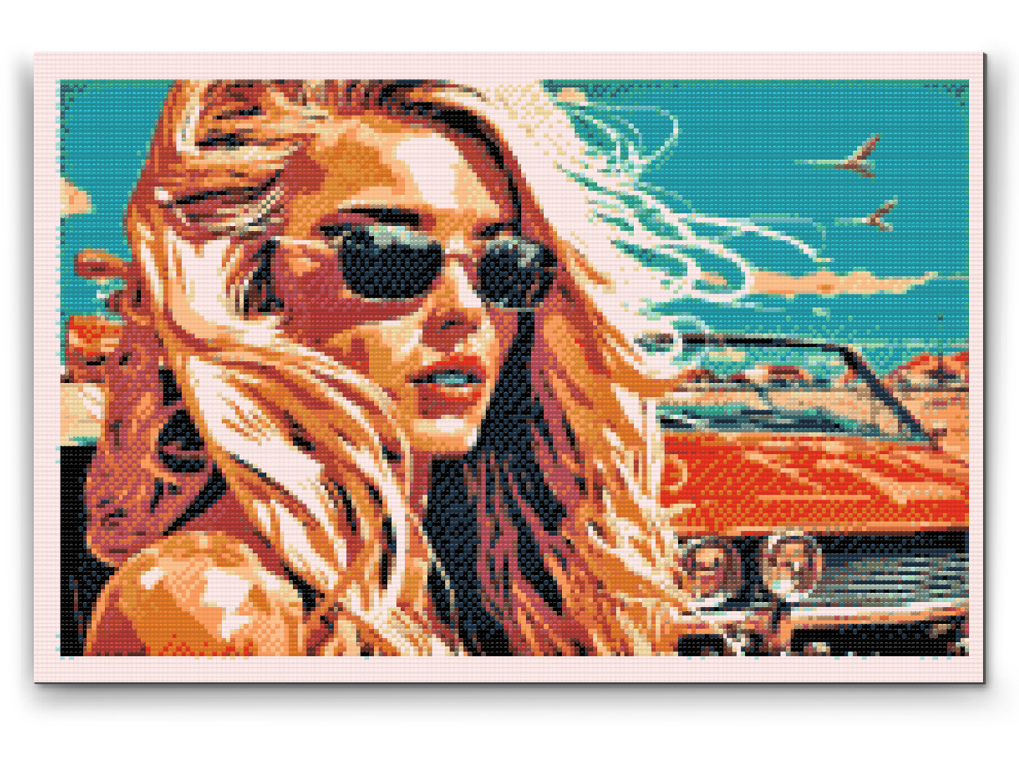 Diamond Painting - Sensuel blondine