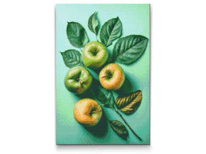 Diamond Painting - Æblebaggrund