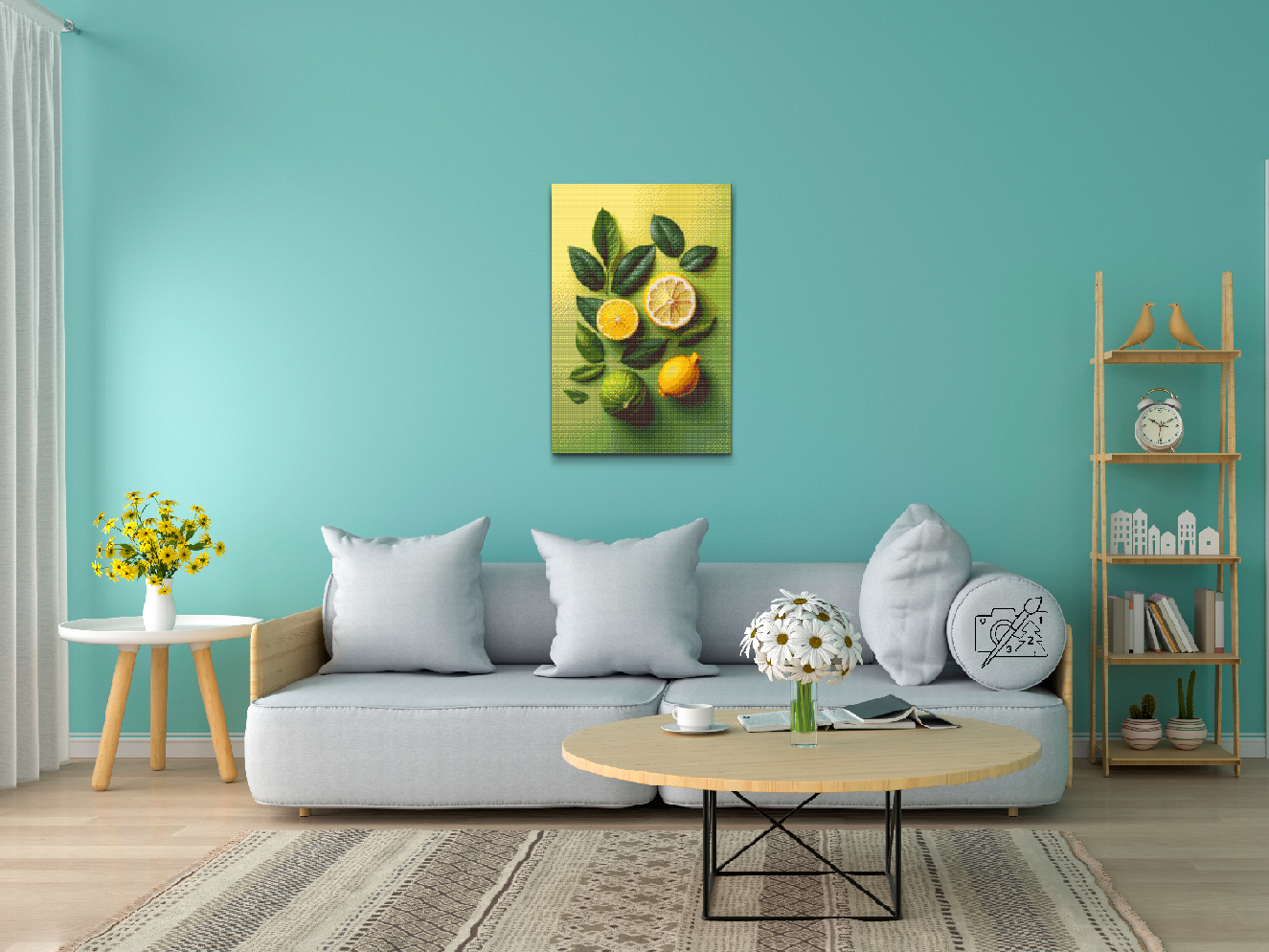 Diamond Painting - Citrusagtig baggrund