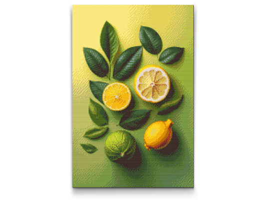 Diamond Painting - Citrusagtig baggrund