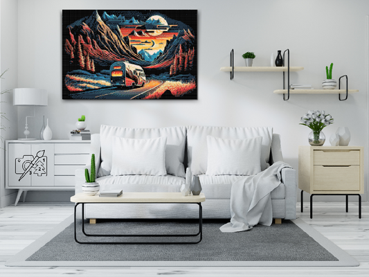 Diamond Painting - Tur til bjergene