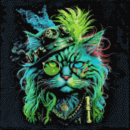 Diamond Painting - Punk Cat