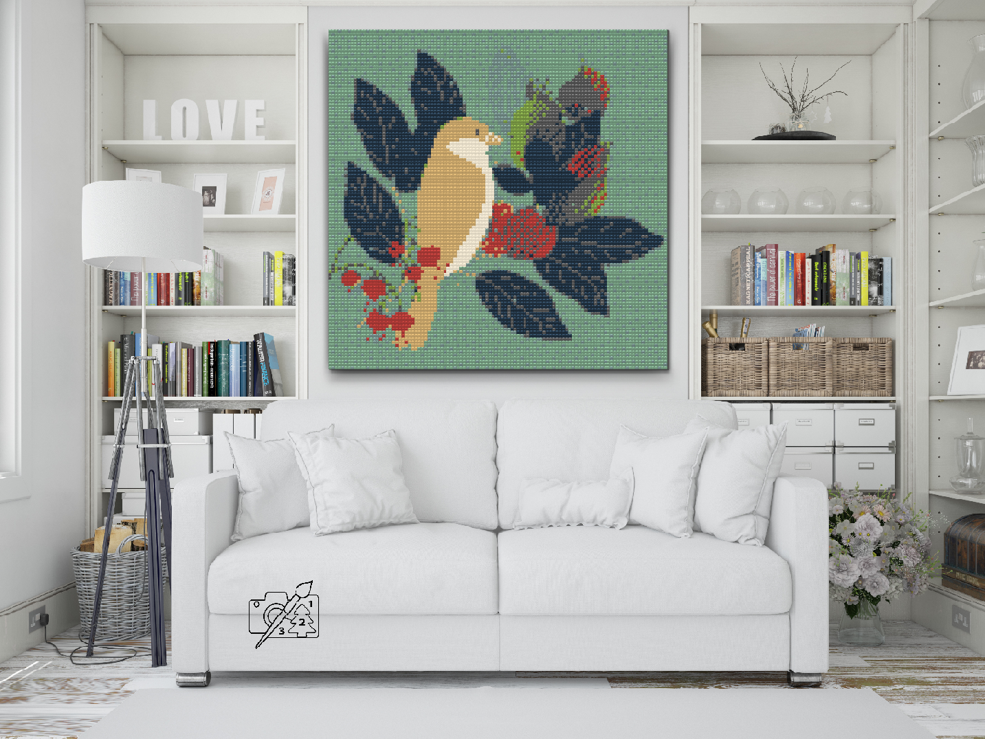 Diamond Painting - Boho-fuglen